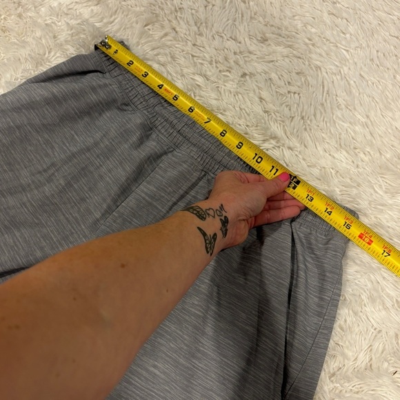 Lululemon Pace Breaker Short Linerless Heather Allover Sea Gray Men’s Size Large - Picture 10 of 16